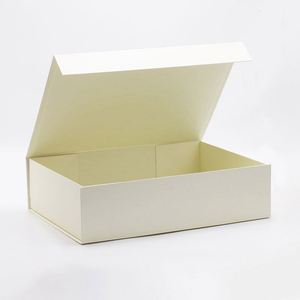 Elegant Ivory Color Card Board Magnetic Closure <b>Bridesmaid</b> Gift Boxes Wholesale - Product Image 4