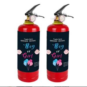 Canon à poudre Holi lavable en amidon de maïs en forme d'<span class=keywords><strong>extincteur</strong></span>, 500g, pour révélation du sexe, fournitures de fête - Product Image 1