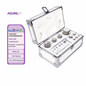 ACCURATEWT <span class=keywords><strong>OIML</strong></span>-Standard Nicht-Magnetischer Edelstahl für Gewichtssatz E1 <span class=keywords><strong>1mg</strong></span>-<span class=keywords><strong>1kg</strong></span> <span class=keywords><strong>E2</strong></span> F1 Kalibrierungsmasse für Waagen - Product Image 1