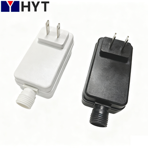 Chargeur d'alimentation étanche à protection contre les surtensions 2 broches 5V 9V 12V 15V 24V 1A-3A Sortie CC 24W 36W 60W Adaptateur secteur prise US/EU - Product Image 1