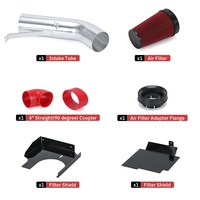 Filtre d'admission d'air froid 4 "et kit de protection thermique côté conducteur pour 99-07 Chevy Silverado Tahoe GMC Yukon Sierra V8 4.8L/5.3L/6.0L