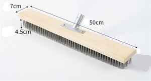 Brosse métallique pour <span class=keywords><strong>toit</strong></span> en <span class=keywords><strong>mousse</strong></span> Balai Grattoir pour terrasse Brosse pour enlever les mauvaises herbes - Product Image 5
