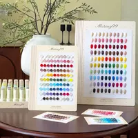 MSHING99 2026 Nouveau Kit de Gel à Ongles Couleurs Unies 100 Couleurs Haute Qualité Longue Durée Non Toxique Gel UV pour Salon Vente en Gros ODM/OEM