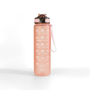 2026 Factory Supply Large Capacity Gym 1000ml Colorful Cheap <b>Water</b> <b>Bottle</b> <b>With</b> <b>Straw</b> - Product Image 3