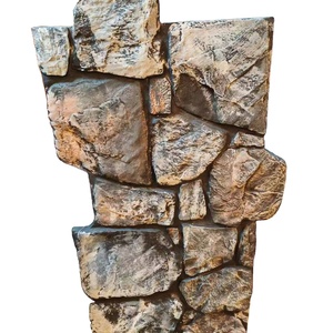 Panel de <span class=keywords><strong>pared</strong></span> de <span class=keywords><strong>piedra</strong></span> de poliuretano (PU) de <span class=keywords><strong>piedra</strong></span> de colores ligeros - Product Image 1