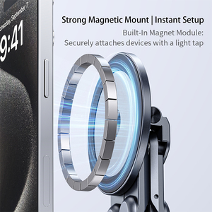 Travel Portable Magnetic Mobile Phone Tripod <b>Stand</b> Aluminium Foldable Lay Flat Fix Compatible Laptops <b>Tablets</b> <b>Stand</b> Adjustable - Product Image 5