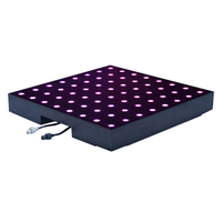 Écran LED de sol semi-transparent 36 64 144 225 pixels, écran vidéo numérique pour piste de danse, lumière DMX512/WiFi, verre trempé