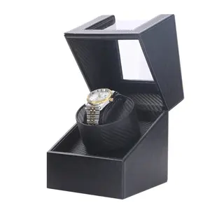 Watch Winders For Automatic Watches Global Universal Plug PU Leatherwear Watch Box Super Silent Motor No. 5 Battery Can Be Used