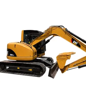 Original Japan Caterpillar 308C mini excavator   low price CAT 308 307 305 mini shovel on sale in Shanghai