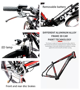 Bicicleta Eléctrica de Montaña de Alta <span class=keywords><strong>Calidad</strong></span> a <span class=keywords><strong>Precio</strong></span> de Fábrica, 48V 250W 500W 26 Pulgadas, Bicicleta Eléctrica Barata, <span class=keywords><strong>E</strong></span>-<span class=keywords><strong>MTB</strong></span> - Product Image 5