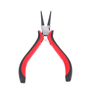 คีมปากกลมสีแดงและสีดำ ขนาด 4.5 นิ้ว เหล็กโครเมี่ยมวาเนเดียม ปากเรียบ เครื่องมือ DIY - Product Image 3