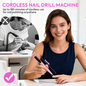 Taladro de <span class=keywords><strong>Uñas</strong></span> Profesional de Marca Privada, Mini Taladro de <span class=keywords><strong>Uñas</strong></span> de 35000 rpm con Batería de Larga Duración - Product Image 6