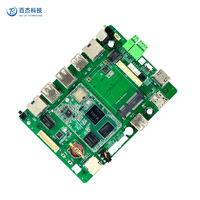 Placa de Desarrollo HelperBox T507 de 64 bits y Cuatro Núcleos con Doble Bus MI2.0 CAN/RS485, Linux+Qt/Ubuntu, 5G/WiFi, Automatización Industrial