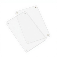 Étiquettes de prix magnétiques en acrylique transparent, puissantes, à fixer au mur ou sur table, panneaux d'affichage magnétiques sur pied, modèle