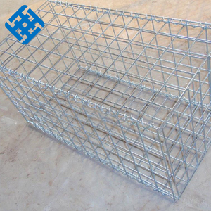 صندوق جابيون مربع ملحوم بأحجام مخصصة، شبكة جابيون حديدية مع خدمة القطع لسياج الحجارة وتنسيق الحدائق، توريد مباشر من المورد - Product Image 3