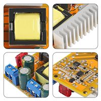 Konverter Peningkat Tegangan Tinggi DC-DC 8V-32V Ke ±45V-390V ZVS Modul Penguat Step-up Modul Catu Daya Pengisian Kapasitor