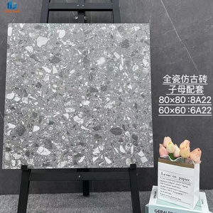 Venta al por Mayor de Fábrica, Baldosas de Porcelana Rústicas Antideslizantes de 60x60cm y 80x80cm, con Aspecto de Mármol, para <span class=keywords><strong>Piso</strong></span> y Pared, Interior y Exterior - Product Image 1
