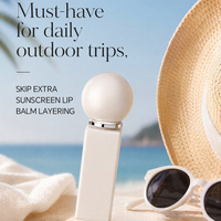 Huile à Lèvres Hydratante et Nourrissante en Gros, Protection Solaire SPF 50+, avec Vitamine E, Huile de Jojoba et Beurre de Karité
