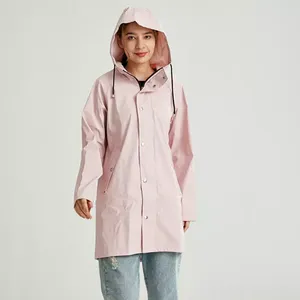 Impermeabile Lungo in PU Personalizzato Rainfreem, <span class=keywords><strong>Giacca</strong></span> Antipioggia alla Moda - Product Image 3