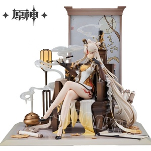ฟิกเกอร์การ์ตูนเกม <span class=keywords><strong>Genshin</strong></span> <span class=keywords><strong>Impact</strong></span> ขนาด 27 ซม. ของสะสมโมเดลเรซิ่นตัวละครนิงกวง จงลี่ คลี เพยมอน อนิเมะแอคชั่นฟิกเกอร์ - Product Image 2