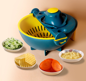 Home Kitchen Accessories Tools Handle Wash Easily Stainless Steel Garlic Onion Crusher Slicer