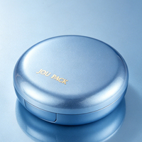 Boîtier cosmétique en plastique personnalisé de 15g pour fond de teint, crème BB et correcteur, avec miroir