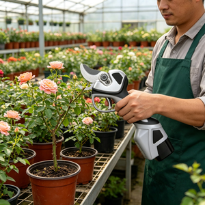 Forbici da Potatura Ergonomiche Ricaricabili Senza Fili, Sottili e Compatte, a <span class=keywords><strong>Batteria</strong></span> <span class=keywords><strong>con</strong></span> Protezione per le Dita per la Raccolta delle Uve - Product Image 6