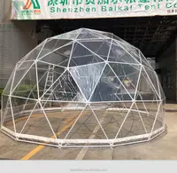 6m de diámetro cúpula evento hotel de lujo transparente cúpula carpa para acampar
