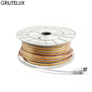 AC Powered 110V 220V COB LED <b>Strip</b> 296LEDs 3000K Warm White Driverless for Professional Facade Lighting - Product Image 1