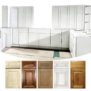 Usine au Vietnam, vente en gros d'armoires à panneaux à châssis ouvert/à panneaux surélevés |   Armoires de style américain |   Armoires de cuisine RTA pour projets de rénovation - Product Image 1