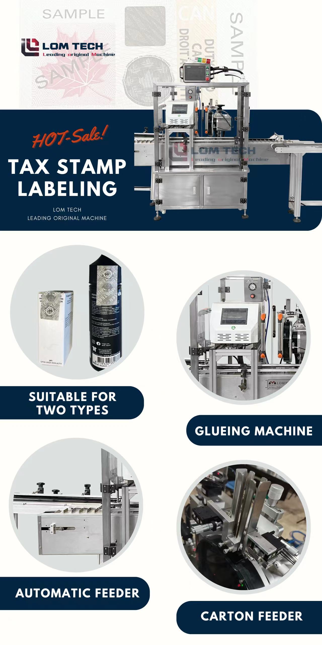 cigarette tax stamp machine for sale High Quality Labeling Easy Operation Vintage Cigarette Vending Machine Coinway