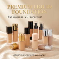 Fond de teint liquide mat imperméable à couvrance totale Last Rose Professional Oil Control 30 ml Vegan Private Label pour tous les types de peau