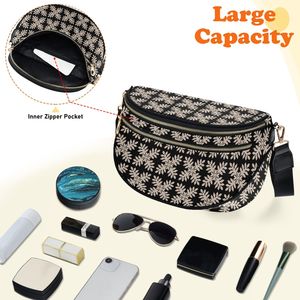 New Arrival Ulu Quilted Custom Crescent HandBag Women Hobo <b>Shoulder</b> Crossbody <b>Bag</b> With Adjustable Strap Zipper Closure Daily Use - Product Image 4