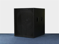 Caisson de basses audio professionnel de 18 pouces avec double caisson de basses haute puissance de 1000W Équipement de sonorisation de haute qualité
