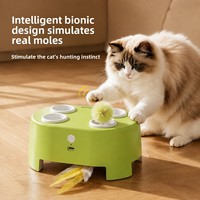 Nouveau jouet électrique pour chat en forme de fromage – Boîte magique durable résistante aux morsures – Jeu interactif auto-amusant anti-ennui