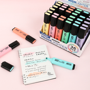 Gxin G-342/36D bán buôn tô màu Bút Đánh Dấu Bộ 36 miếng trong sáu màu pastel biểu tượng tùy chỉnh huỳnh quang bút - Product Image 5