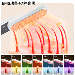 Electric Scalp Massage Comb With Led Light And Ems Microcurrent For Hair Care And Scalp Treatment - Product Image 4