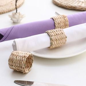 Factory Direct Supply Bamboo-Made Napkin Ring Chinese Style 3cm Width for Western Restaurant Use OPP Bag Packaging - Product Image 1