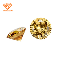 Xingyue prix de gros couleur différente rose blanc rouge pierres précieuses en vrac forme ronde A-5A qualité machine européenne zircone cubique