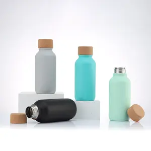 Eco-friendly 500ML Single wall Recycled Stainless Steel Bottled with Cork Lid