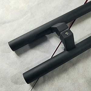 Tay Nắm Cửa Kính Bằng Gỗ Kiểu H Cổ Điển Bằng Thép Không Gỉ 304 Tay Nắm Cửa Kính Bằng Thép Không Gỉ Với Carbon Hoàn Thiện - Product Image 2