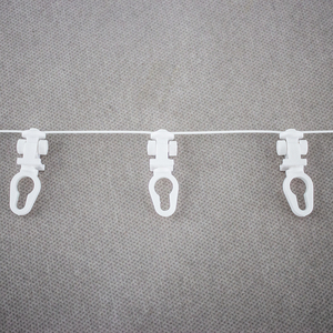 Deslizador de Cortina en Forma de S, Resistente y de Deslizamiento Suave, de Alta Calidad, 60mm/80mm, para <span class=keywords><strong>Riel</strong></span> de Cortina - Product Image 4