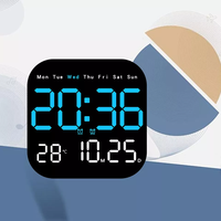 2025 Fabrik Direkt verkauf nach Hause Wohnzimmer Countdown-Timer LED Wanduhr kreative Desktop-Wecker LED-Uhr