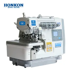 Seguridad HK M5-5D/UT 2 aguja 5 hilo automático de la computadora de alta velocidad overlock máquina de coser industrial