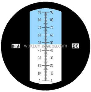 Réfractomètre de douceur des fruits, analyseur de sucre, 0-80% de teneur en Brix, réfractomètre de concentration de liquide de coupe - Product Image 1
