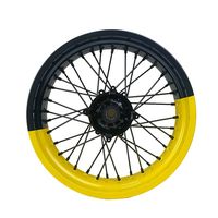 Ensemble de roues Supermoto de 17 pouces pour Sur-Ron Storm Bee, jantes et moyeux de course en alliage d'aluminium CNC haute performance, ensemble complet en stock