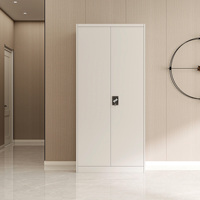 Armoire de classement en acier de haute qualité Homniture à 2 portes avec placard de rangement pour usage de bureau
