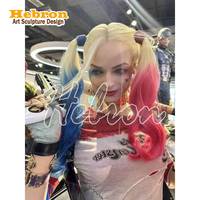 Buste personnalisé Harley Quinn en silicone à l'échelle 1:1 – Vente en gros de sculptures artisanales en résine Harley Quinn