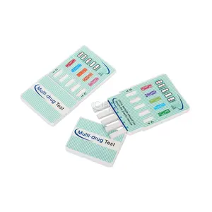 Istismar testinin tıbbi tanı idrar ilacı test kitleri 12 Panel uyuşturucu testi dip kartı