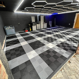 แผ่นปูพื้นโรงรถแบบประสานแผ่นปูพื้นโรงรถพลาสติกอุตสาหกรรมสำหรับรถรายละเอียดร้านค้าการประชุมเชิงปฏิบัติการ - Product Image 5